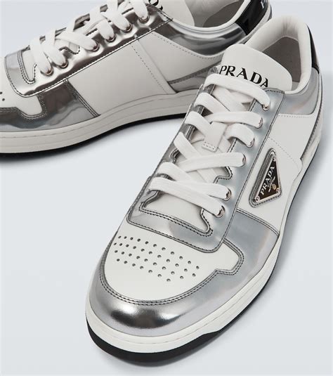 mytheresa prada sneakers|White Downtown Patent Leather Sneakers .